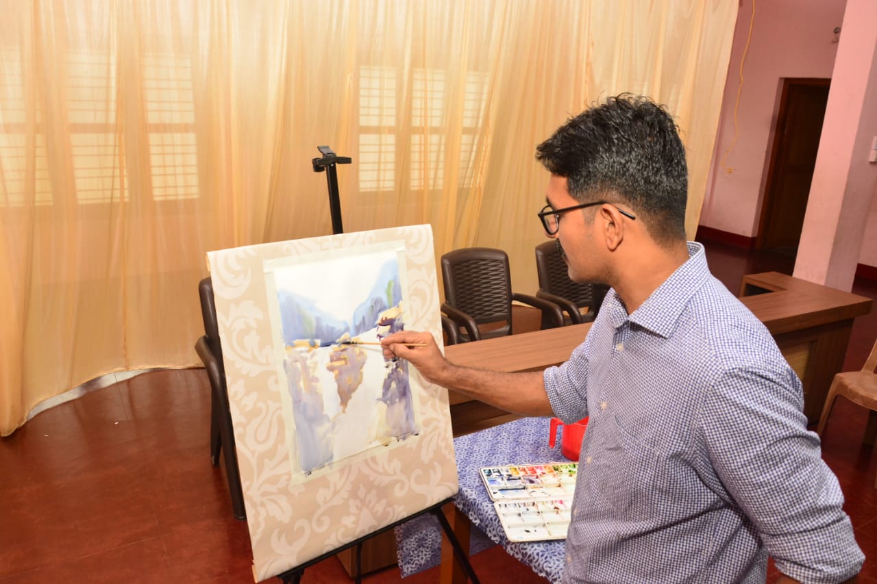 Deepika colour India Painting competition inauguration